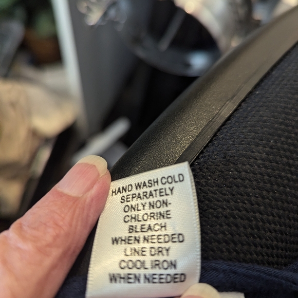 Women's Miss Pinky navy blue blouse XL - Picture 6 of 6